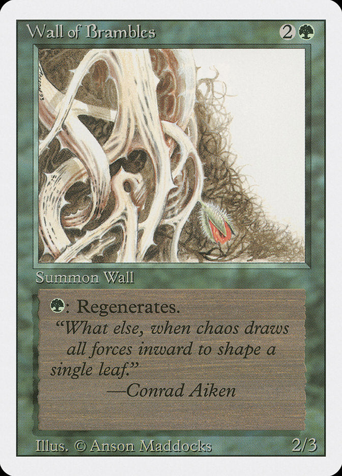 Wall of Brambles [Revised Edition] | Webway Games