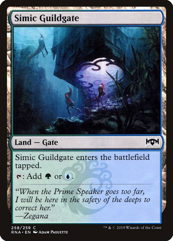 Simic Guildgate (258/259) [Ravnica Allegiance] | Webway Games