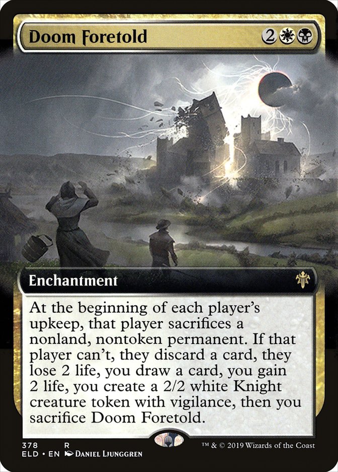 Doom Foretold (Extended Art) [Throne of Eldraine] | Webway Games