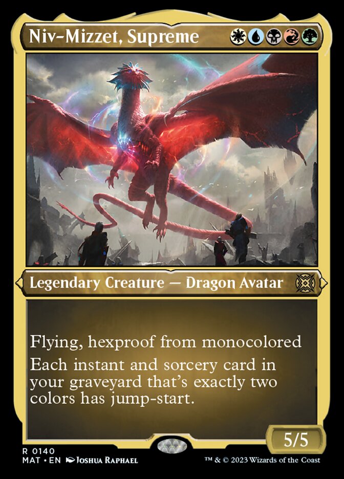Niv-Mizzet, Supreme (Foil Etched) [March of the Machine: The Aftermath] | Webway Games
