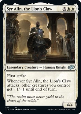 Syr Alin, the Lion's Claw [Jumpstart 2022] | Webway Games