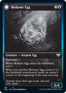 Biolume Egg // Biolume Serpent [Innistrad: Double Feature] | Webway Games