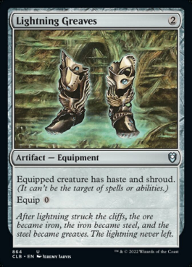 Lightning Greaves [Commander Legends: Battle for Baldur's Gate] | Webway Games