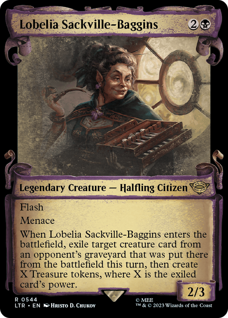Lobelia Sackville-Baggins [The Lord of the Rings: Tales of Middle-Earth Showcase Scrolls] | Webway Games