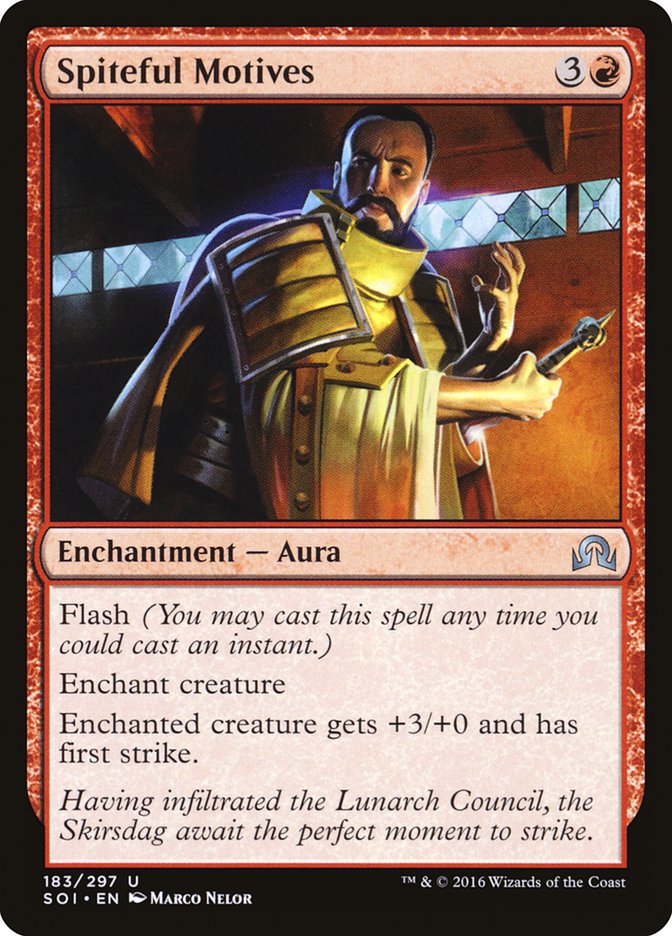 Spiteful Motives [Shadows over Innistrad] | Webway Games