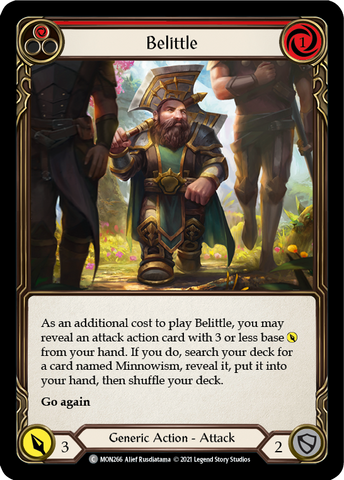 Belittle (Red) [MON266] 1st Edition Normal