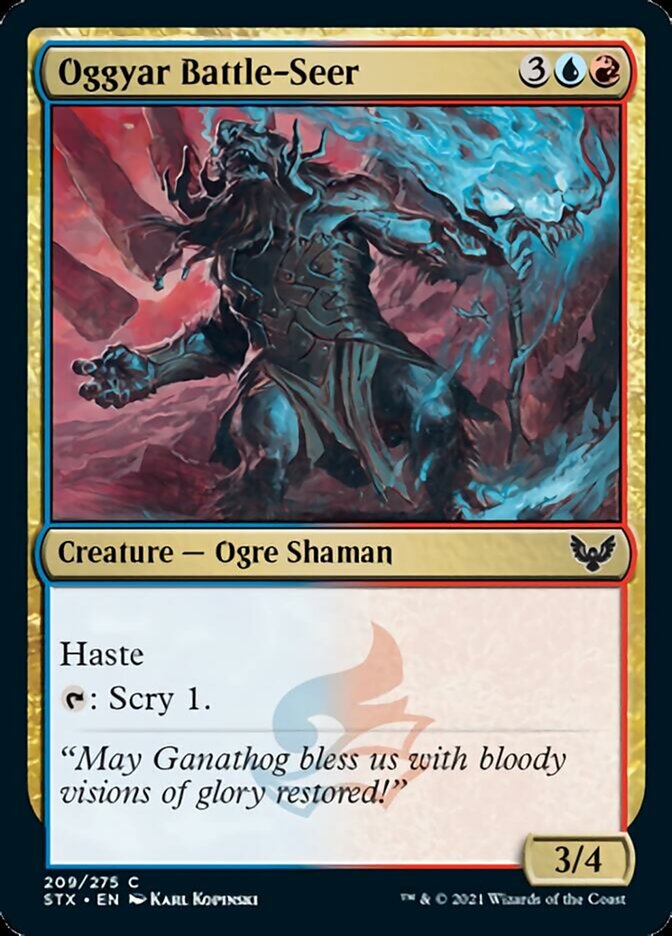 Oggyar Battle-Seer [Strixhaven: School of Mages] | Webway Games