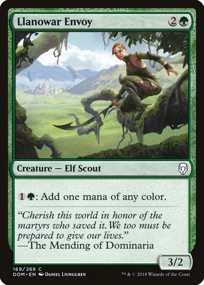 Llanowar Envoy [Dominaria] | Webway Games