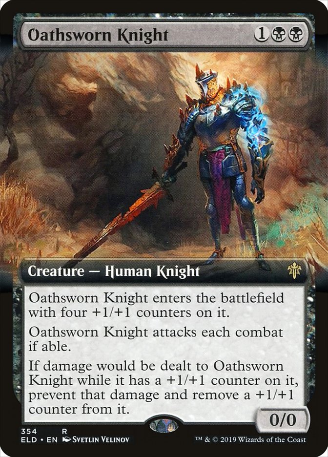 Oathsworn Knight (Extended Art) [Throne of Eldraine] | Webway Games