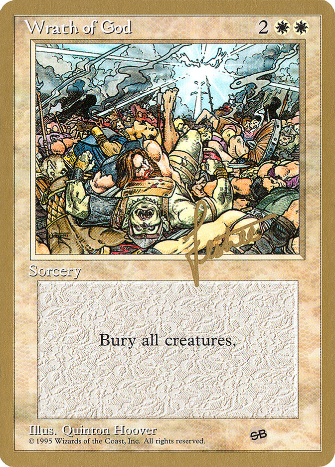 Wrath of God (Bertrand Lestree) (SB) [Pro Tour Collector Set] | Webway Games