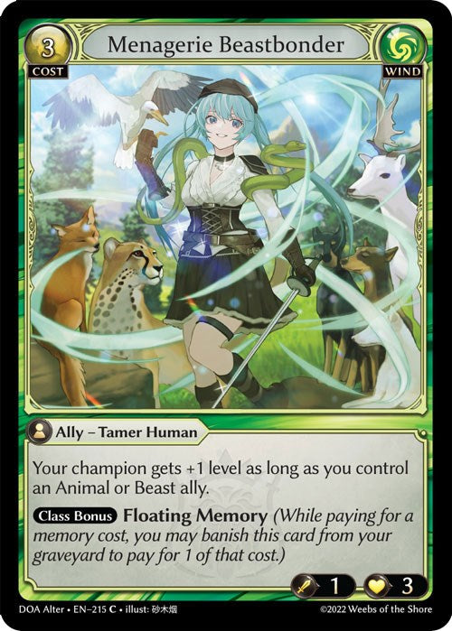 Menagerie Beastbonder (215) [Dawn of Ashes: Alter Edition] | Webway Games