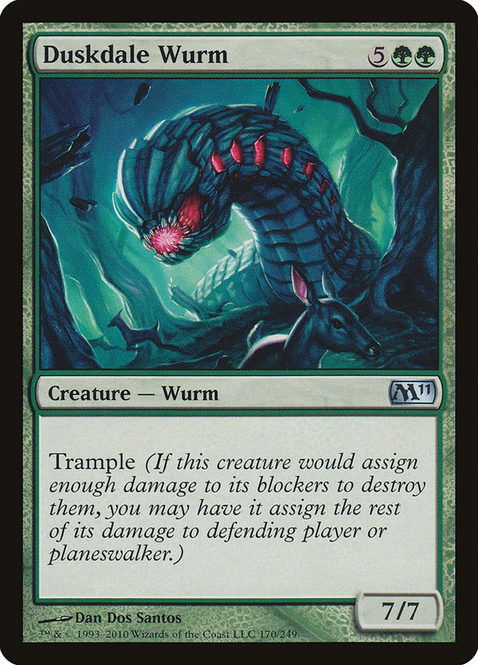 Duskdale Wurm [Magic 2011] | Webway Games