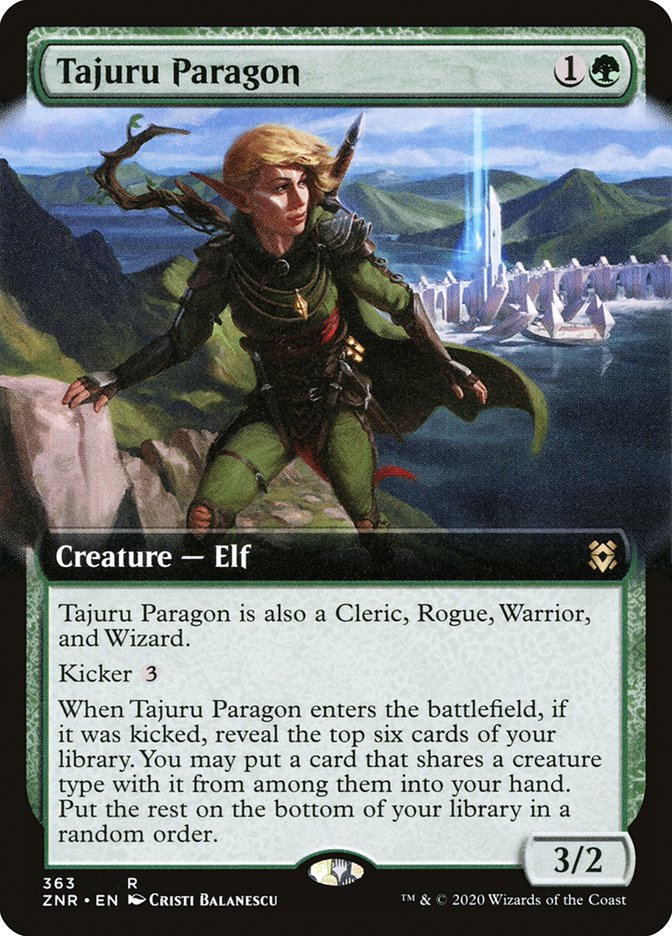 Tajuru Paragon (Extended Art) [Zendikar Rising] | Webway Games