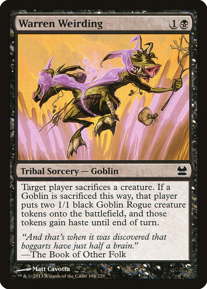 Warren Weirding [Modern Masters] | Webway Games