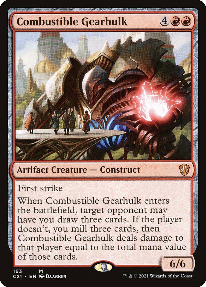 Combustible Gearhulk [Commander 2021] | Webway Games
