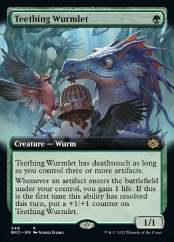 Teething Wurmlet (Extended Art) [The Brothers' War] | Webway Games