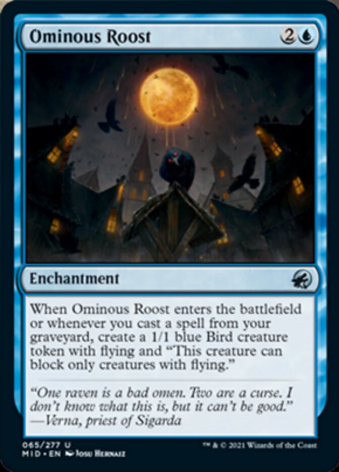 Ominous Roost [Innistrad: Midnight Hunt] | Webway Games