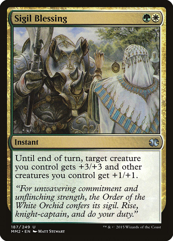 Sigil Blessing [Modern Masters 2015] | Webway Games