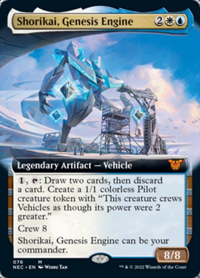 Shorikai, Genesis Engine (Extended) [Kamigawa: Neon Dynasty Commander] | Webway Games