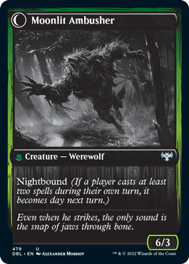 Oakshade Stalker // Moonlit Ambusher [Innistrad: Double Feature] | Webway Games