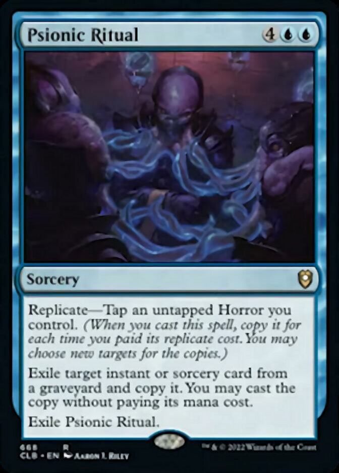 Psionic Ritual [Commander Legends: Battle for Baldur's Gate] | Webway Games