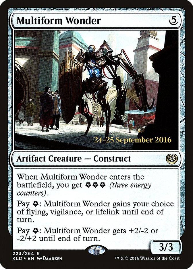 Multiform Wonder  (Prerelease) [Kaladesh Prerelease Promos] | Webway Games