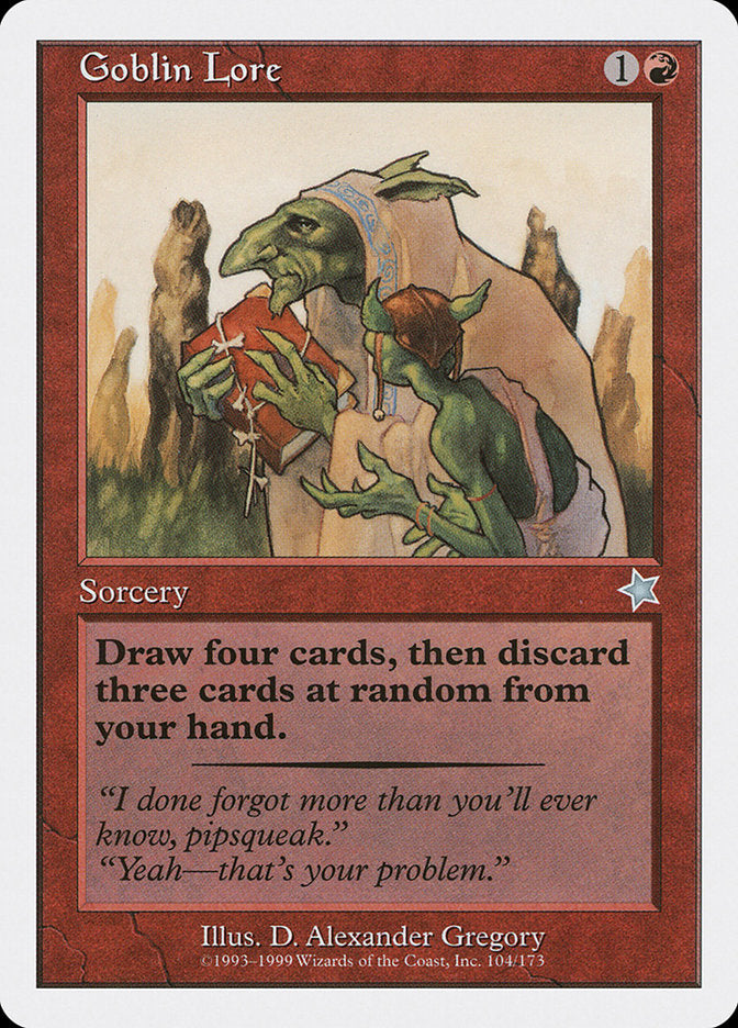 Goblin Lore [Starter 1999] | Webway Games