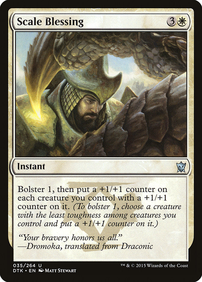 Scale Blessing [Dragons of Tarkir] | Webway Games