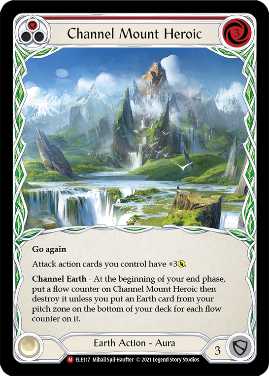 Channel Mount Heroic [ELE117] (Tales of Aria)  1st Edition Normal | Webway Games