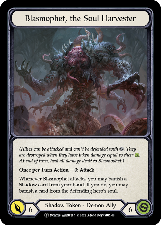 Blasmophet, the Soul Harvester // Ursur, the Soul Reaper [U-MON219 // U-MON220] Unlimited Normal | Webway Games