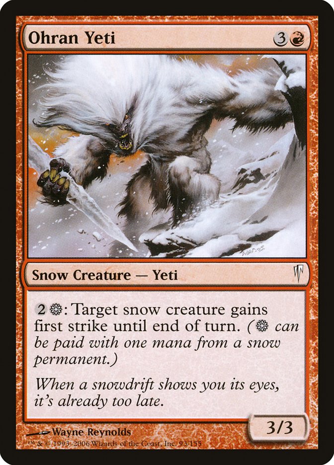 Ohran Yeti [Coldsnap] | Webway Games