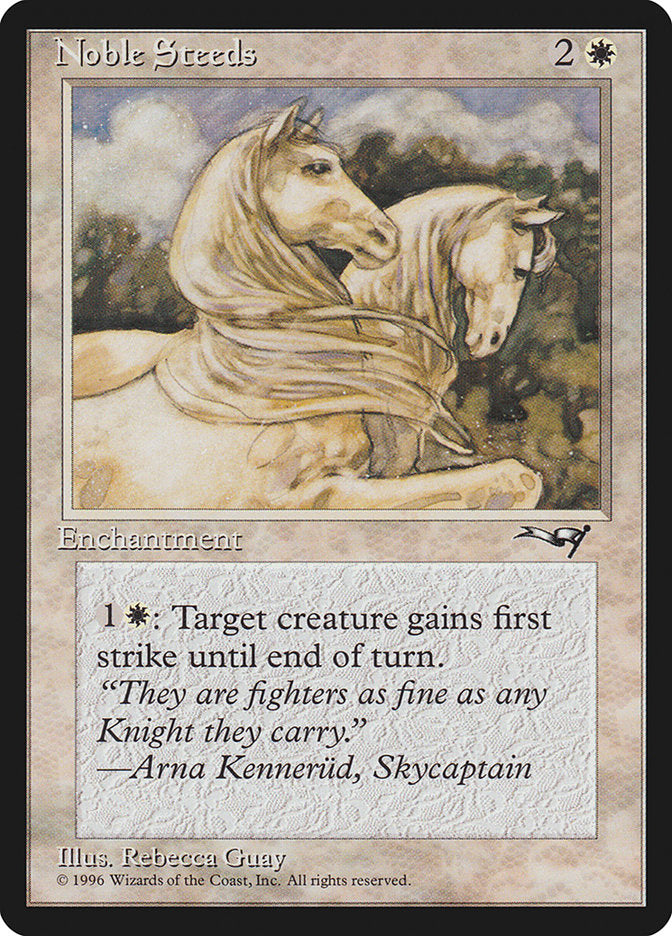 Noble Steeds (Leg Raised) [Alliances] | Webway Games