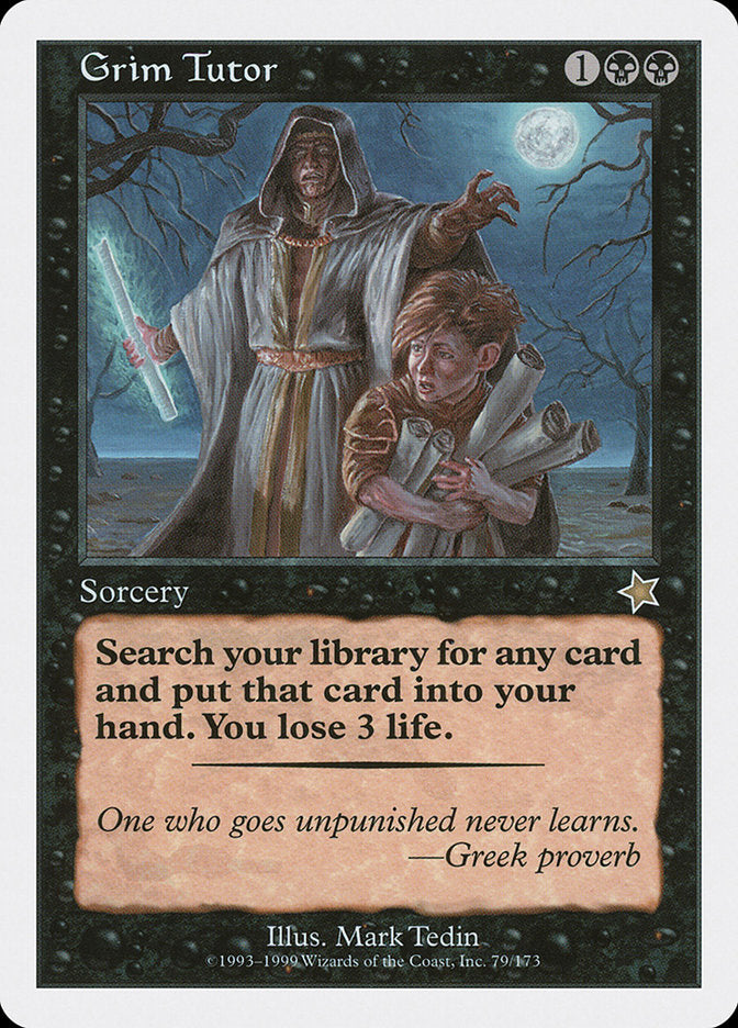 Grim Tutor [Starter 1999] | Webway Games