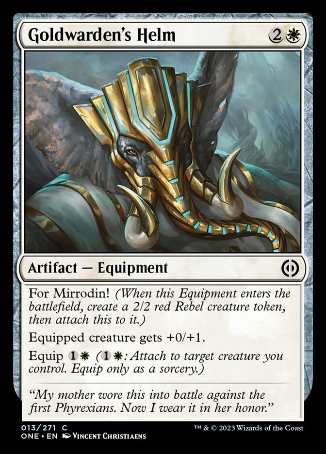 Goldwarden's Helm [Phyrexia: All Will Be One] | Webway Games