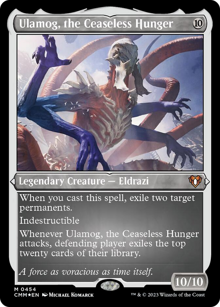 Ulamog, the Ceaseless Hunger (Foil Etched) [Commander Masters] | Webway Games