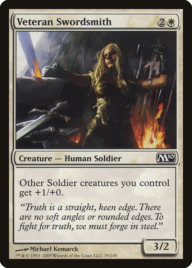 Veteran Swordsmith [Magic 2010] | Webway Games