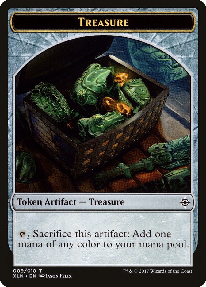 Treasure (009/010) [Ixalan Tokens] | Webway Games