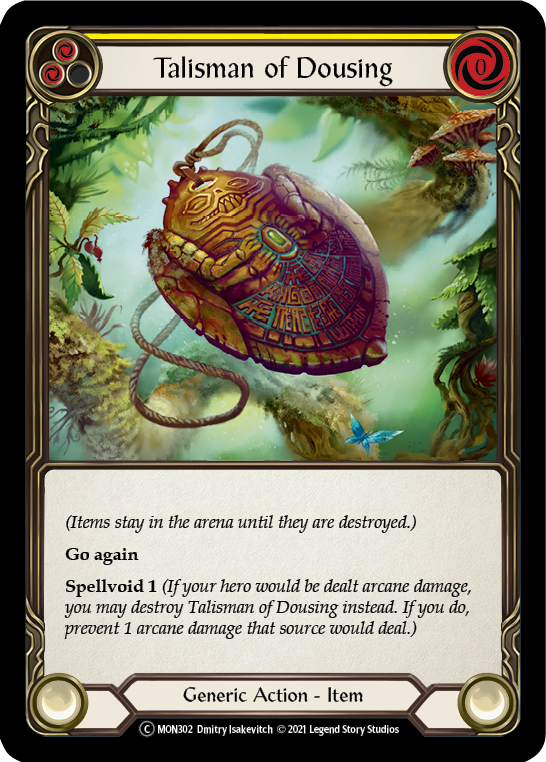 Talisman of Dousing (Rainbow Foil) [U-MON302-RF] Unlimited Rainbow Foil | Webway Games