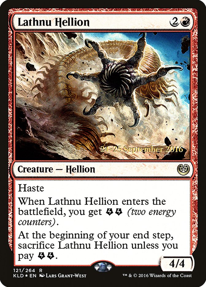 Lathnu Hellion  (Prerelease) [Kaladesh Prerelease Promos] | Webway Games