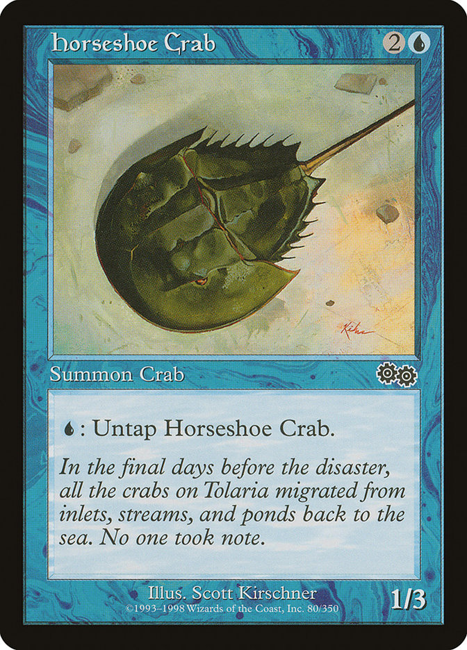 Horseshoe Crab [Urza's Saga] | Webway Games