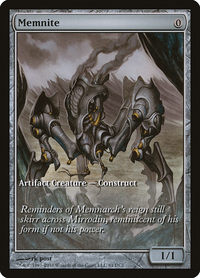Memnite (Game Day) (Extended) [Scars of Mirrodin Promos] | Webway Games