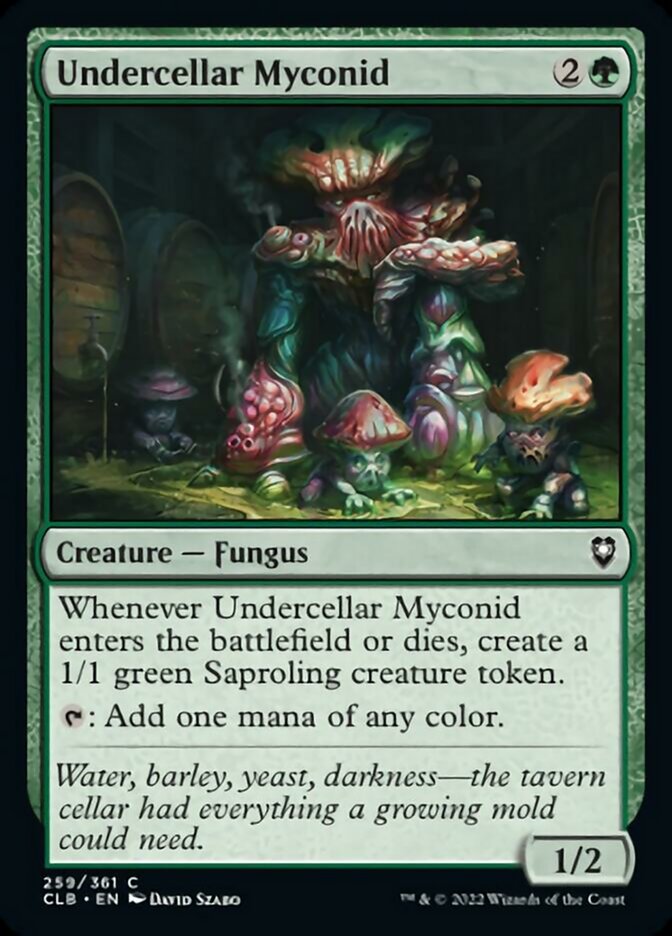 Undercellar Myconid [Commander Legends: Battle for Baldur's Gate] | Webway Games