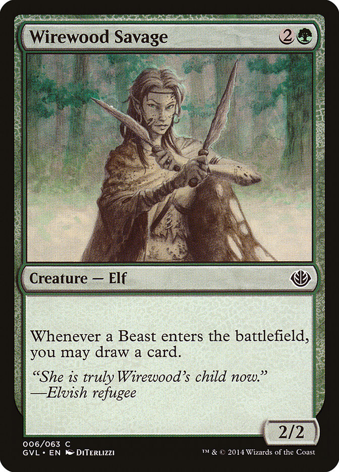 Wirewood Savage (Garruk vs. Liliana) [Duel Decks Anthology] | Webway Games
