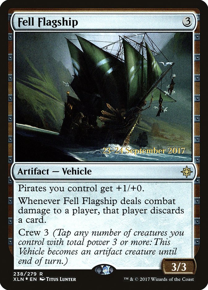 Fell Flagship  (Prerelease) [Ixalan Prerelease Promos] | Webway Games