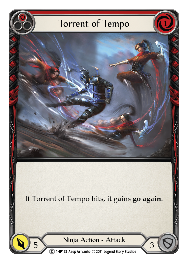 Torrent of Tempo (Red) [1HP128] | Webway Games