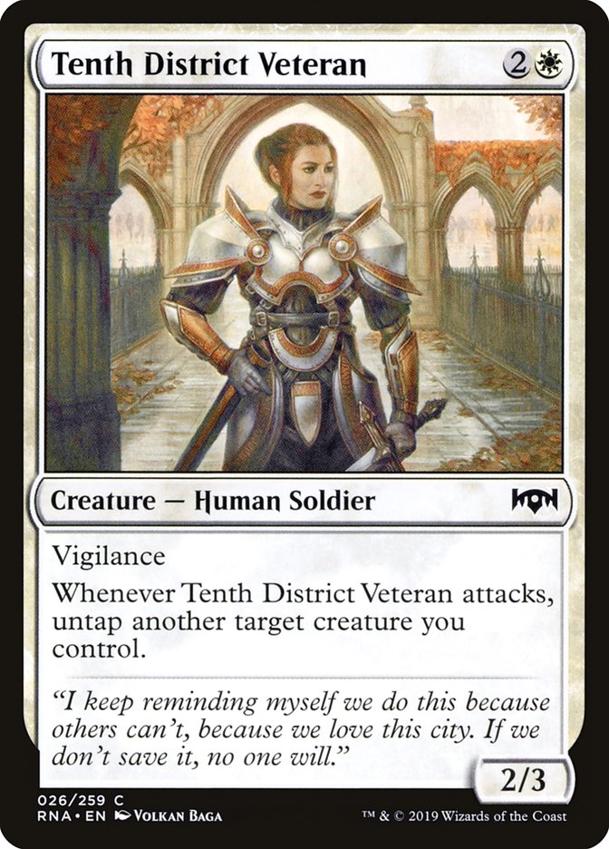 Tenth District Veteran [Ravnica Allegiance] | Webway Games