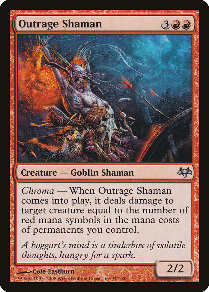 Outrage Shaman [Eventide] | Webway Games