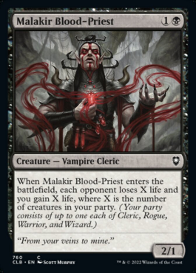 Malakir Blood-Priest [Commander Legends: Battle for Baldur's Gate] | Webway Games