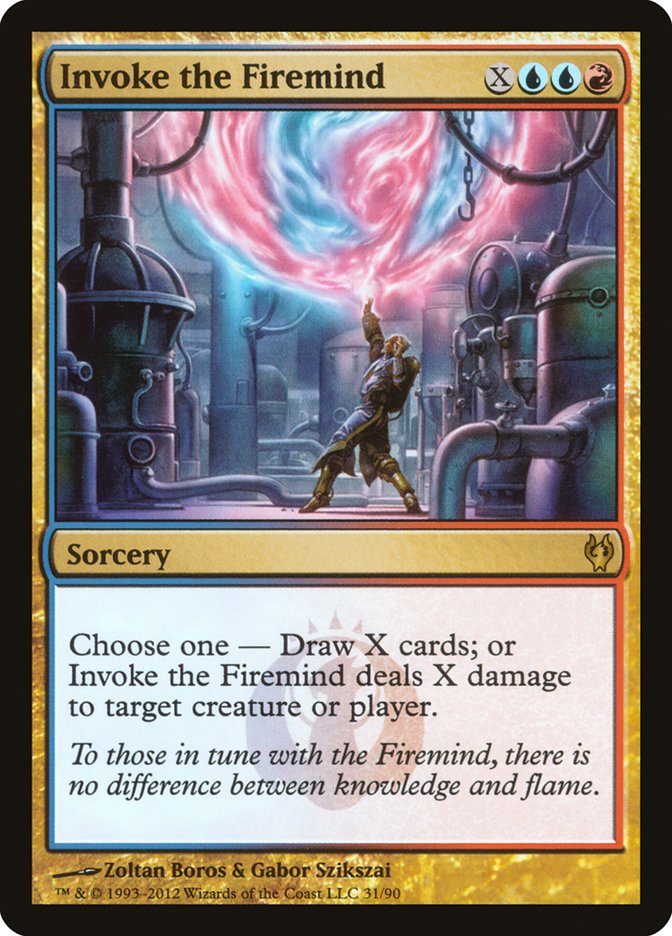 Invoke the Firemind [Duel Decks: Izzet vs. Golgari] | Webway Games