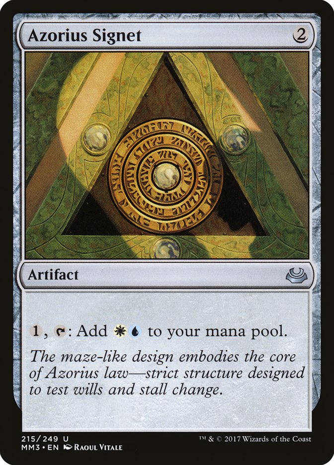 Azorius Signet [Modern Masters 2017] | Webway Games
